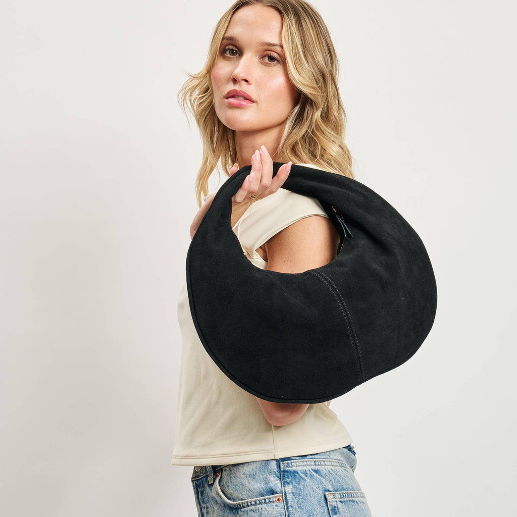 Genuine Suede Hobo