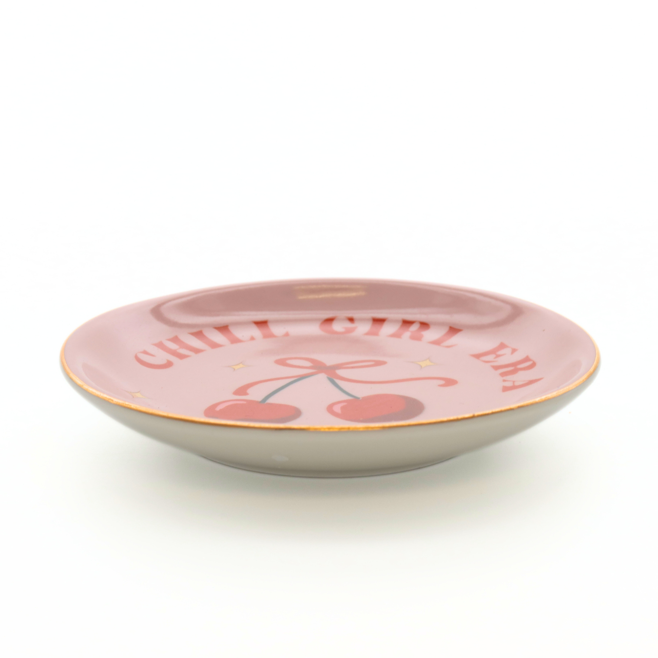 Round Trinket Tray- Chill Girl Era