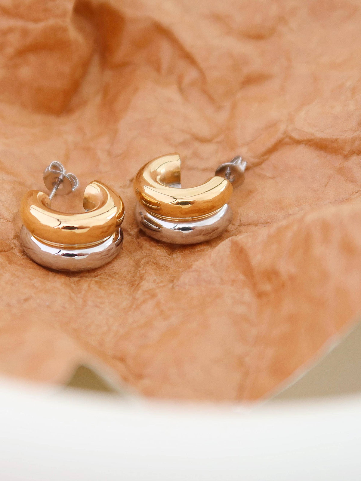 Double C-Hoop Earring
