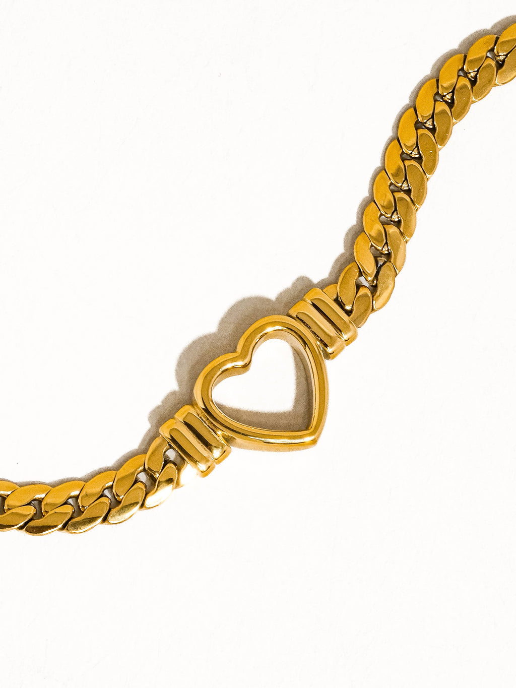 Heart Snake Chain Necklace