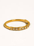 Flair Thin CZ Band