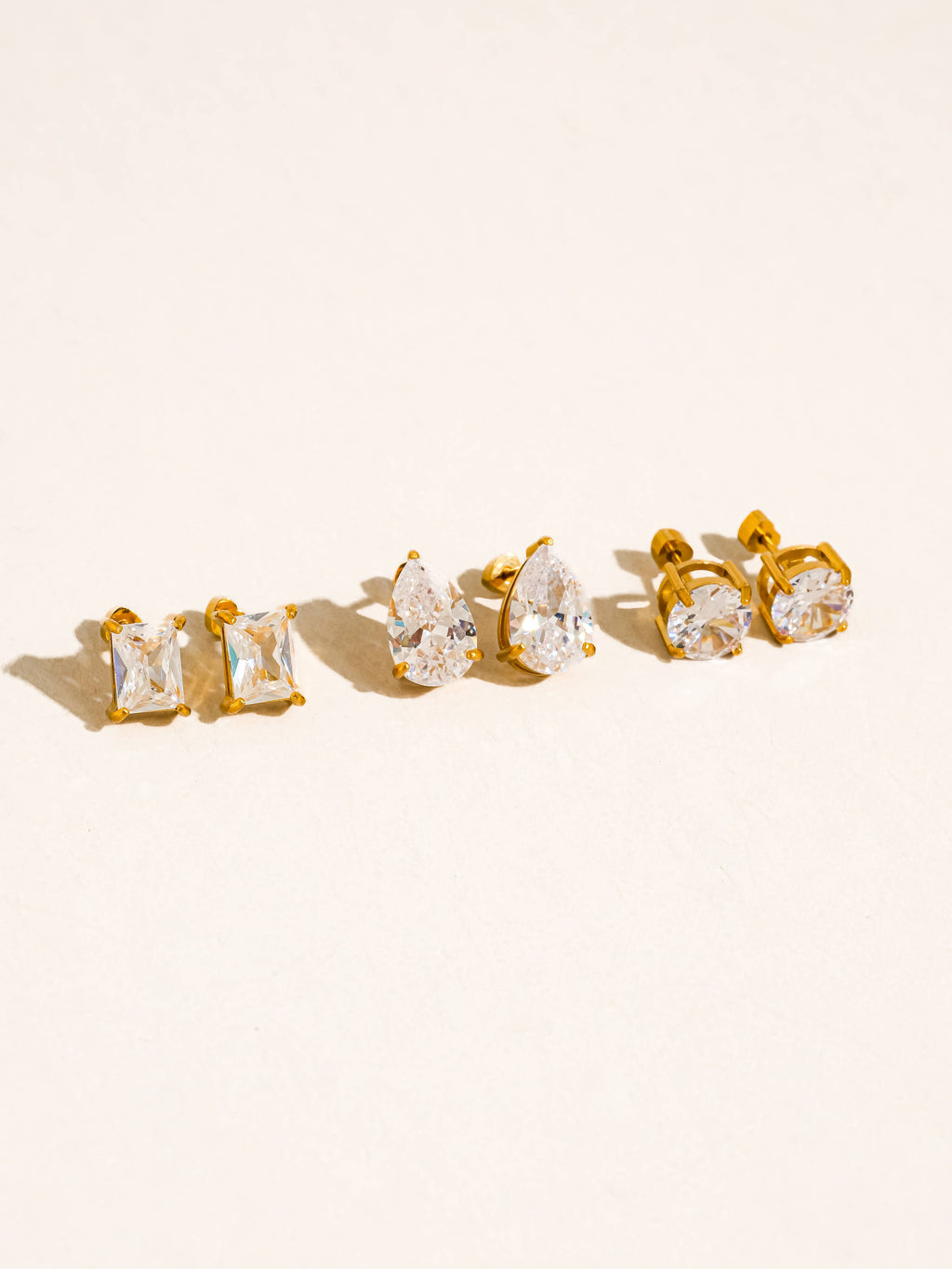 Flat Back Earrings