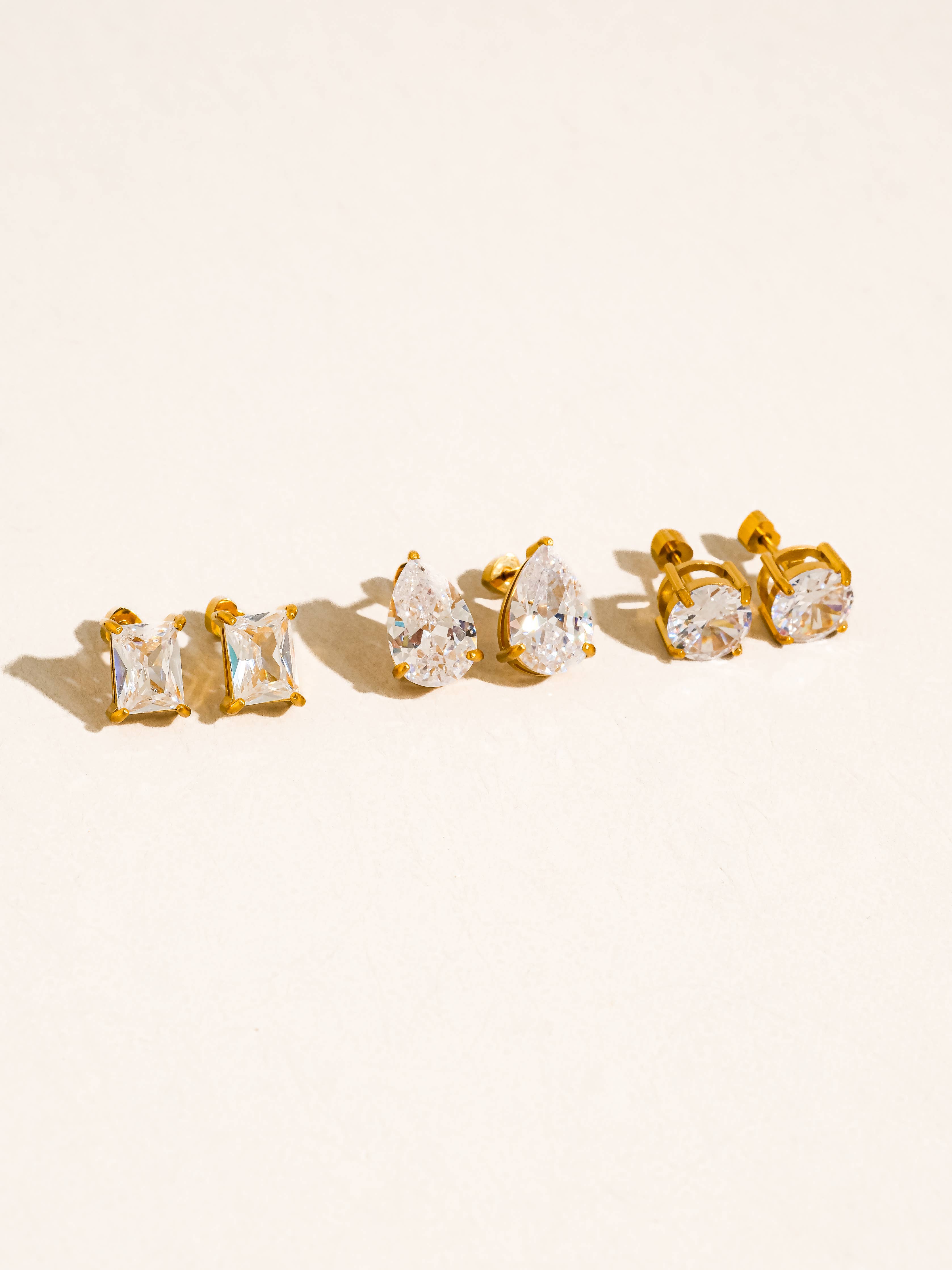Flat Back Earrings
