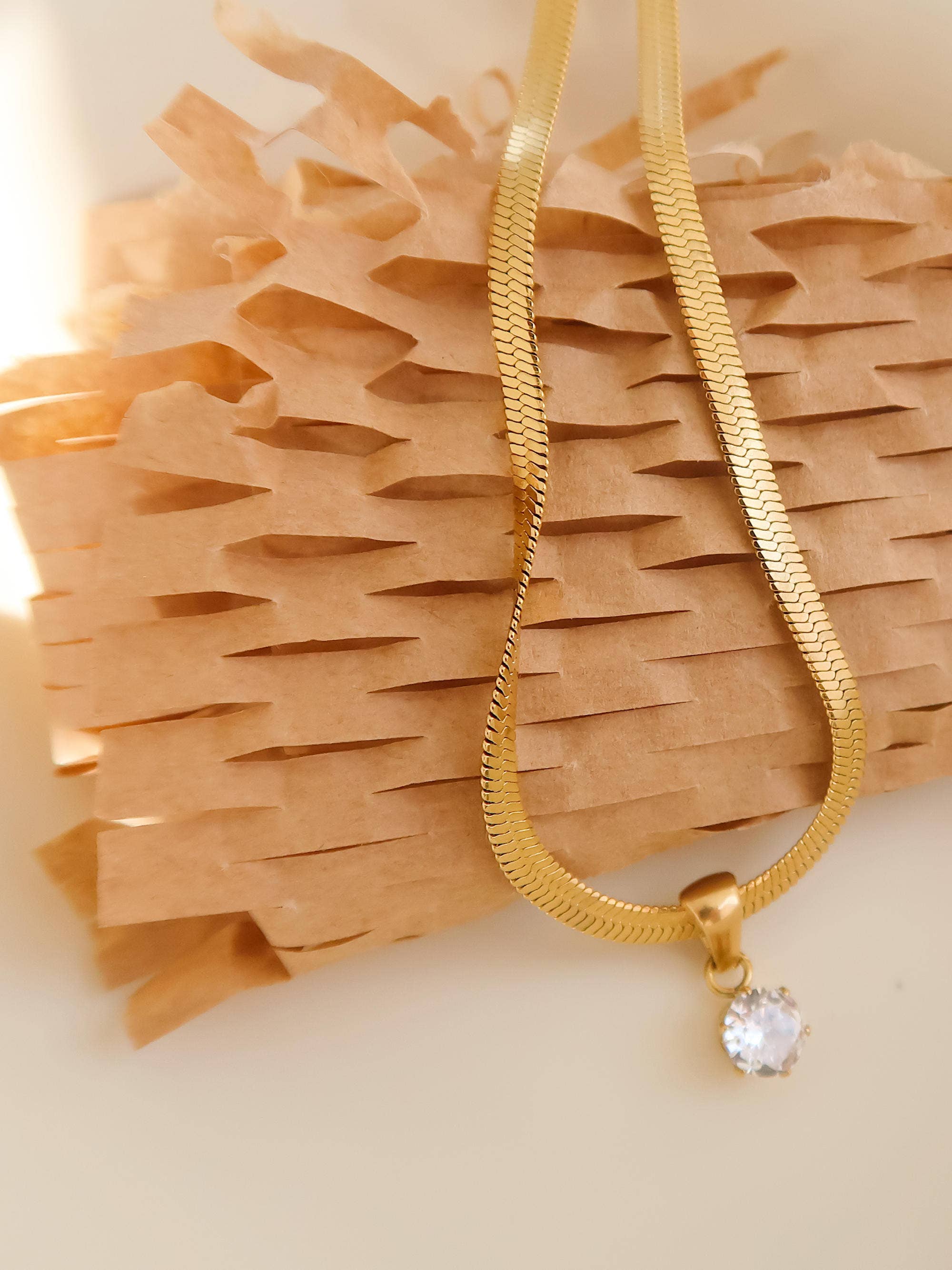 Square Pendant Necklace