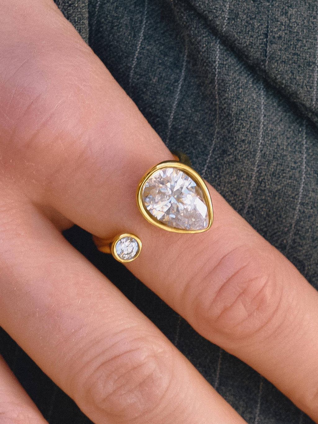 18K Gold Open Ring