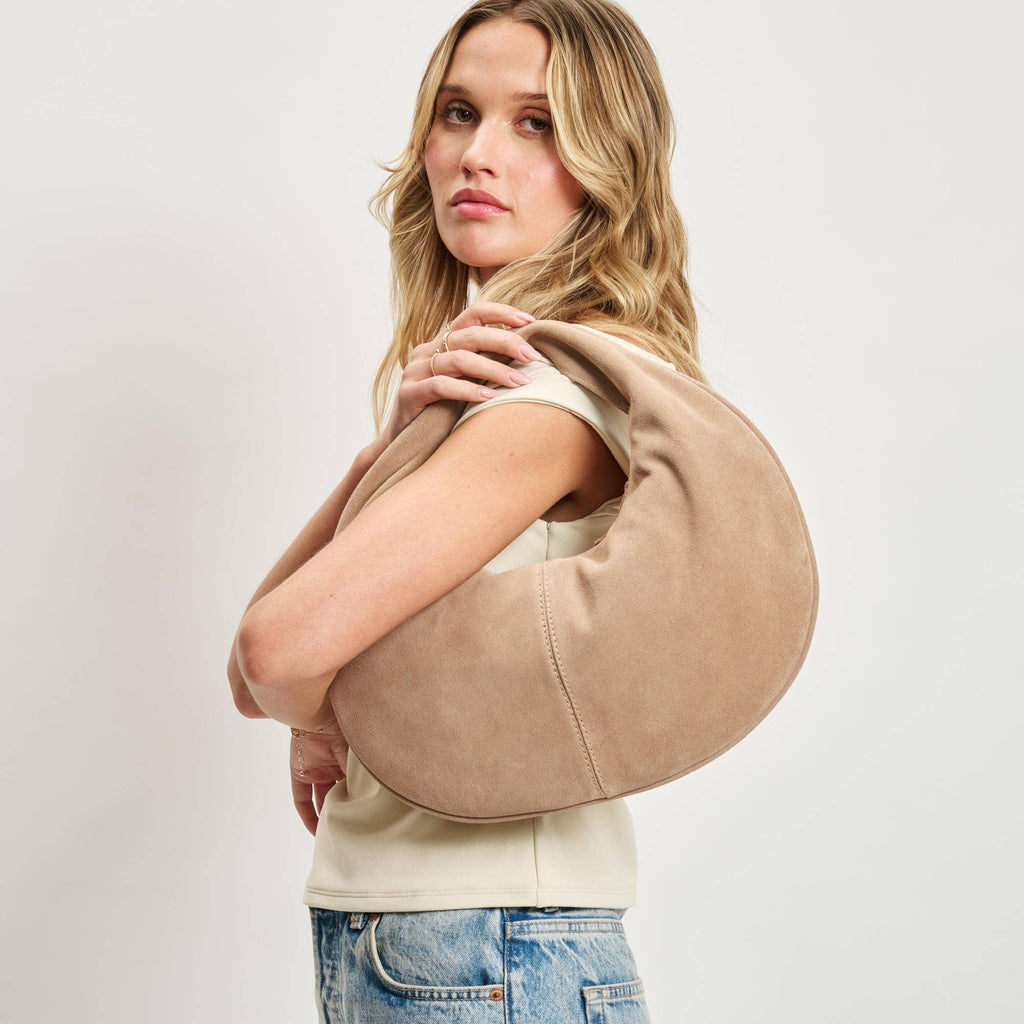 Genuine Suede Hobo