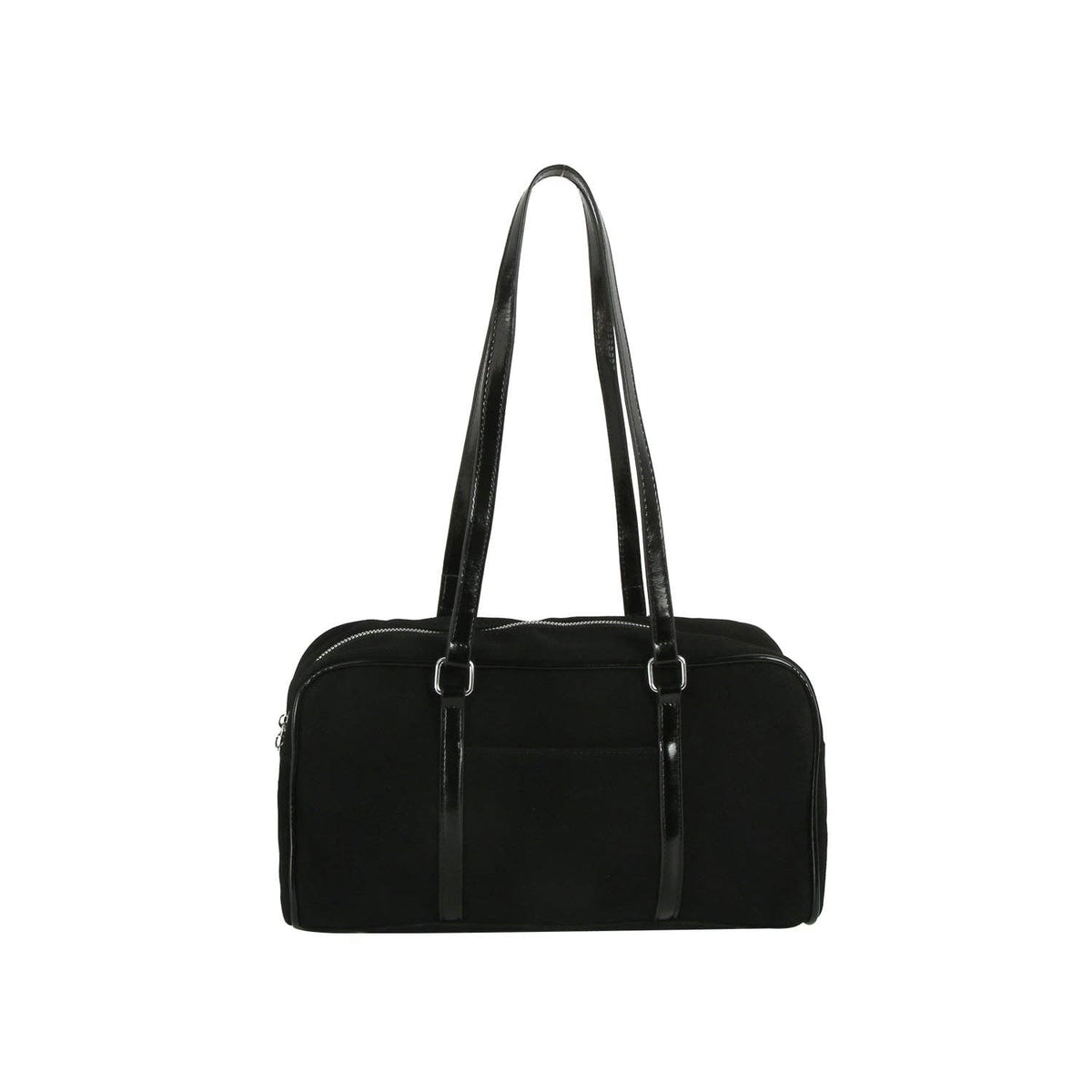 Sleek Suede Shoulder Tote