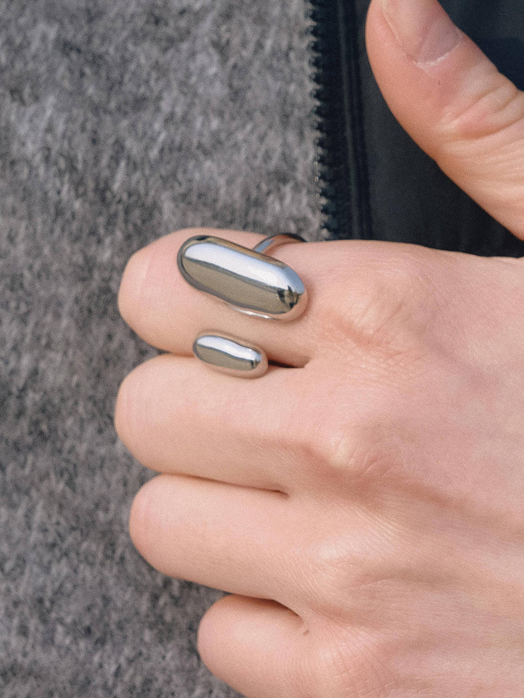 Silver Open Statement Ring