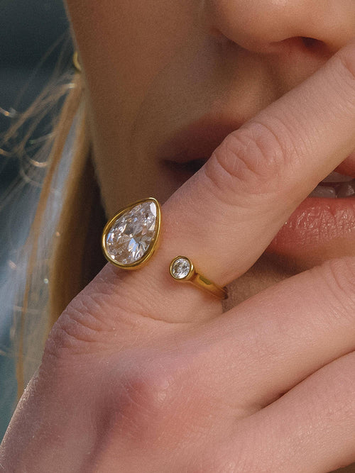 18K Gold Open Ring