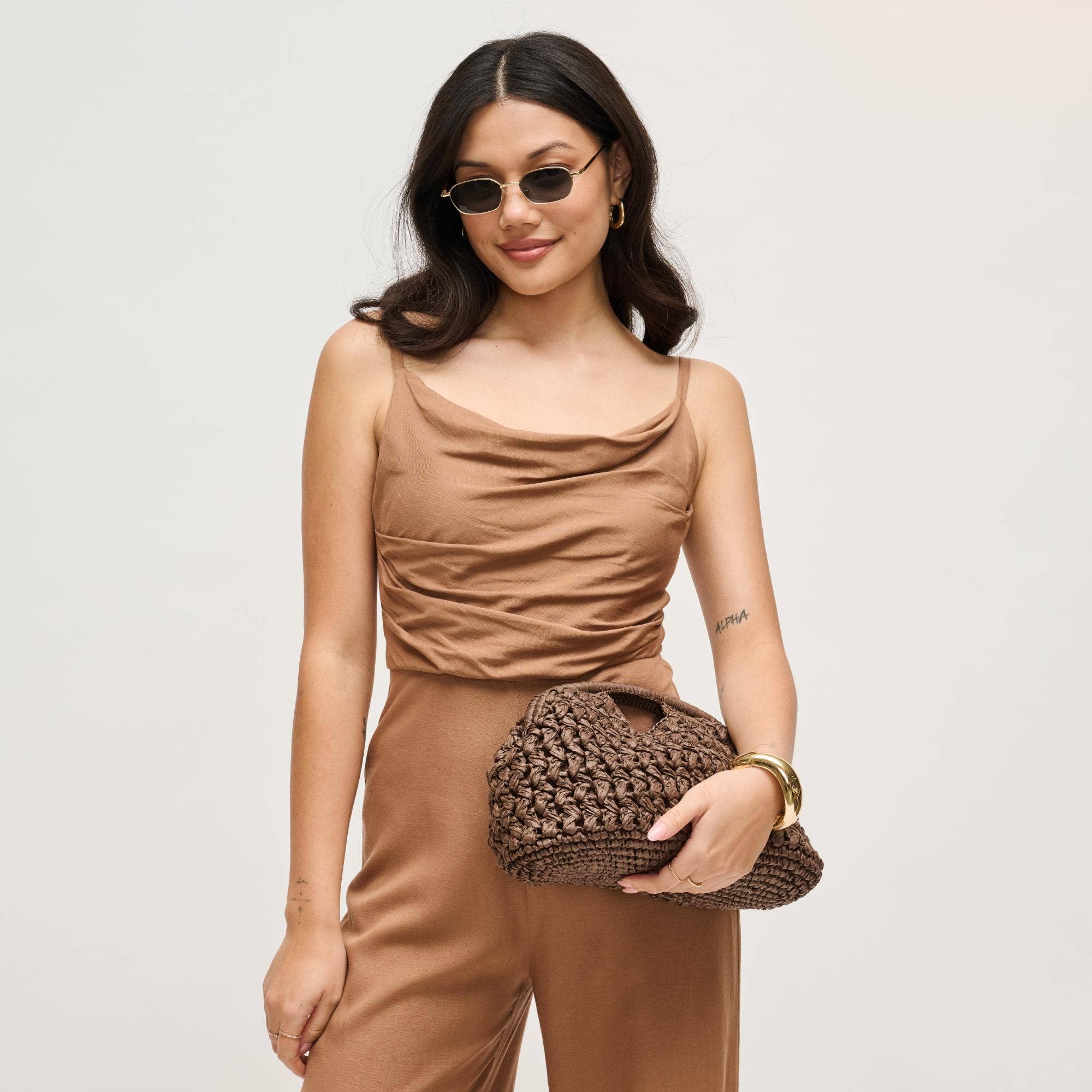 Knotted Crossbody Clutch