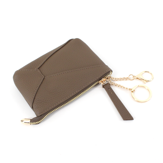 Leather Coin Purse Key Chain