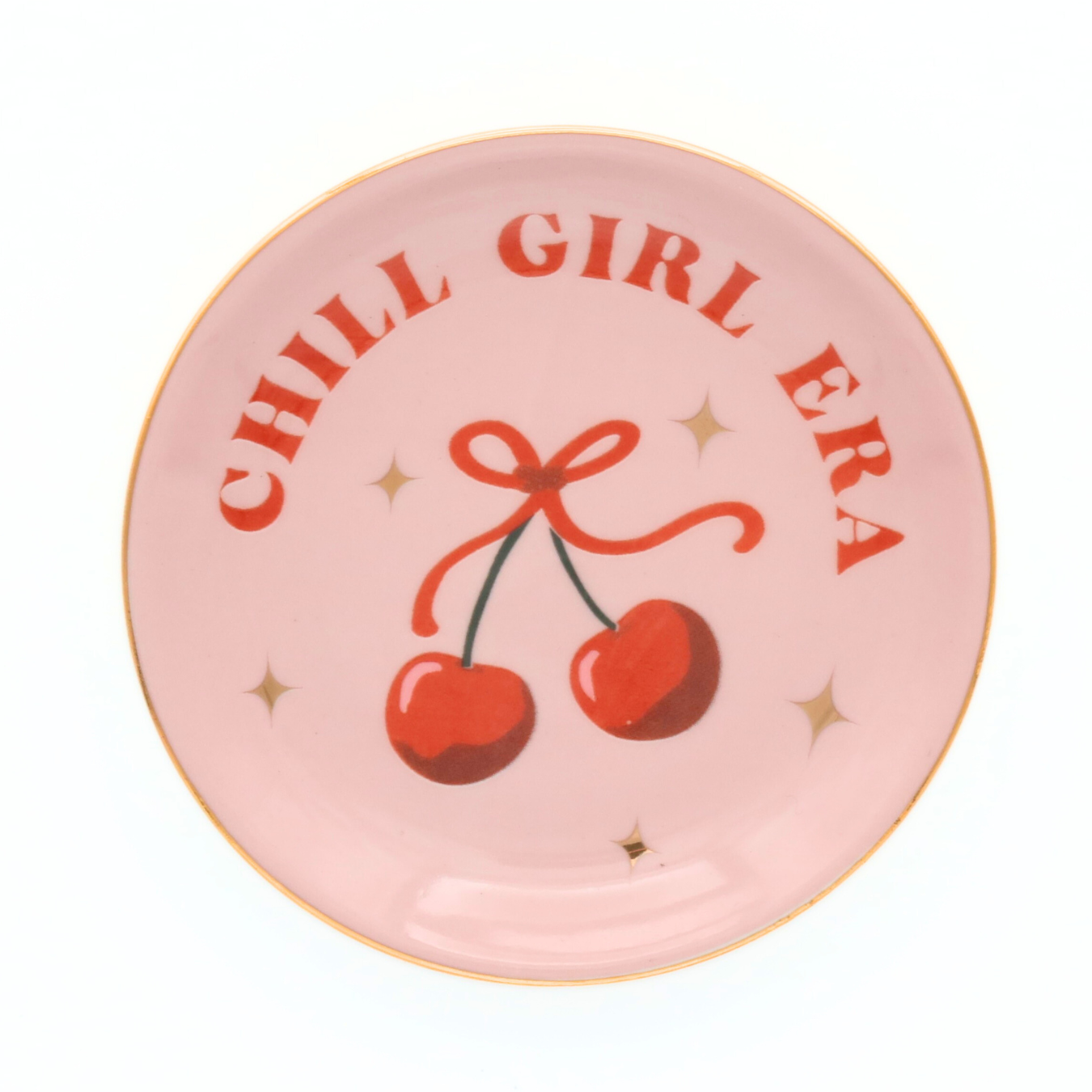 Round Trinket Tray- Chill Girl Era