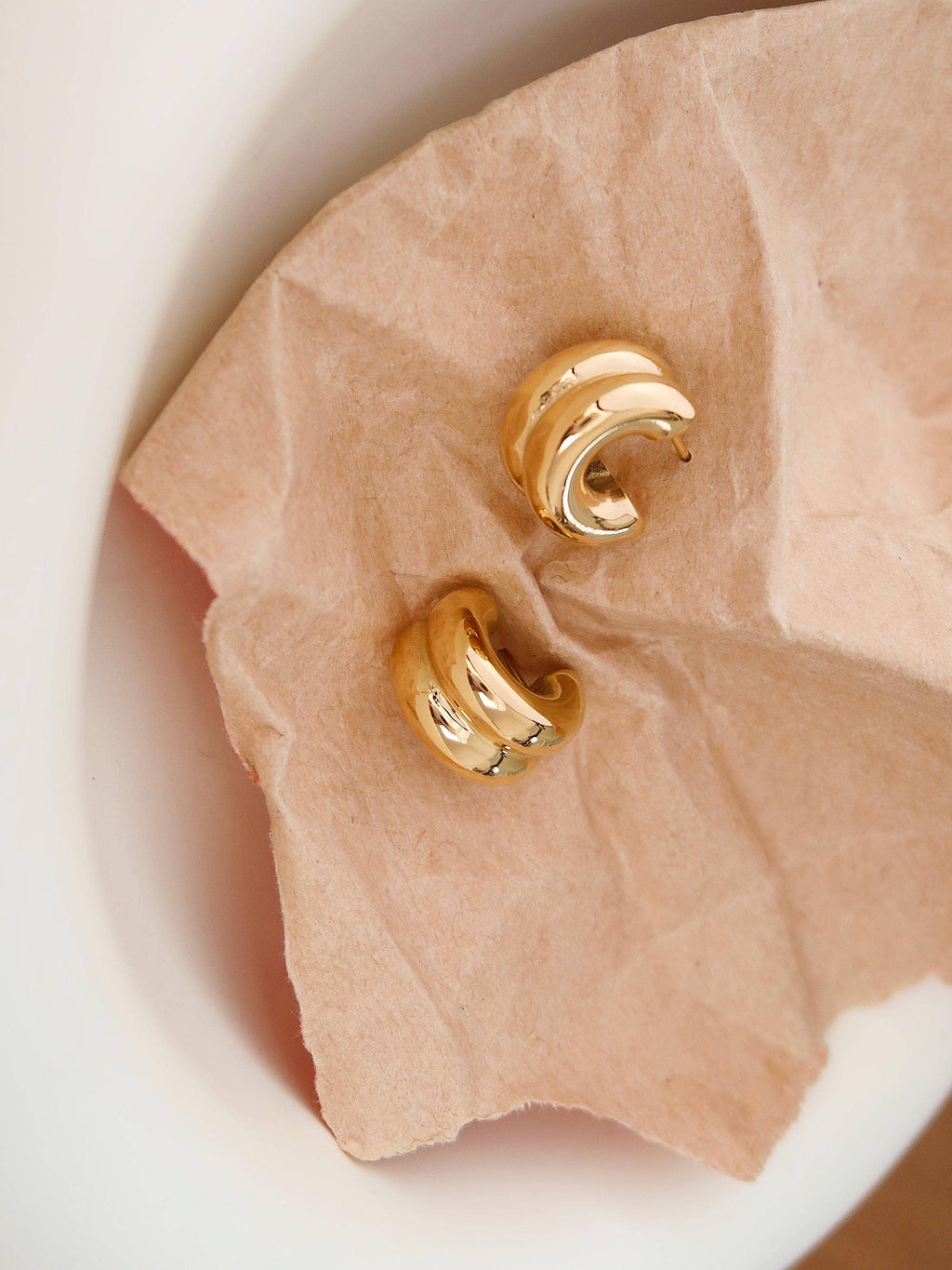 Double C-Hoop Earring