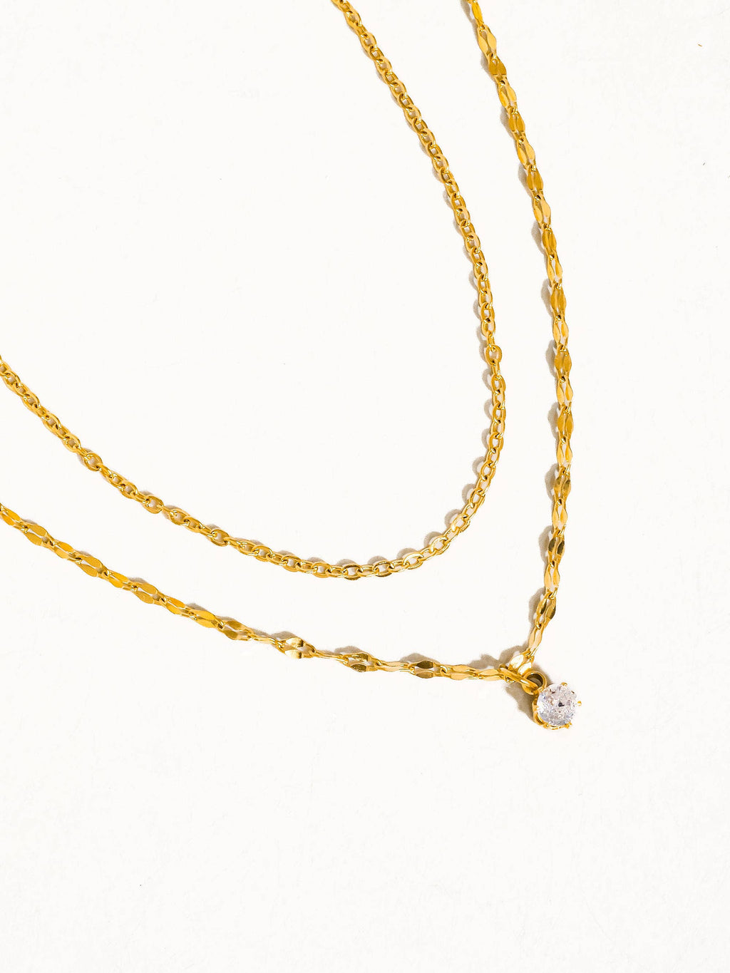 Stone Stacked Necklace