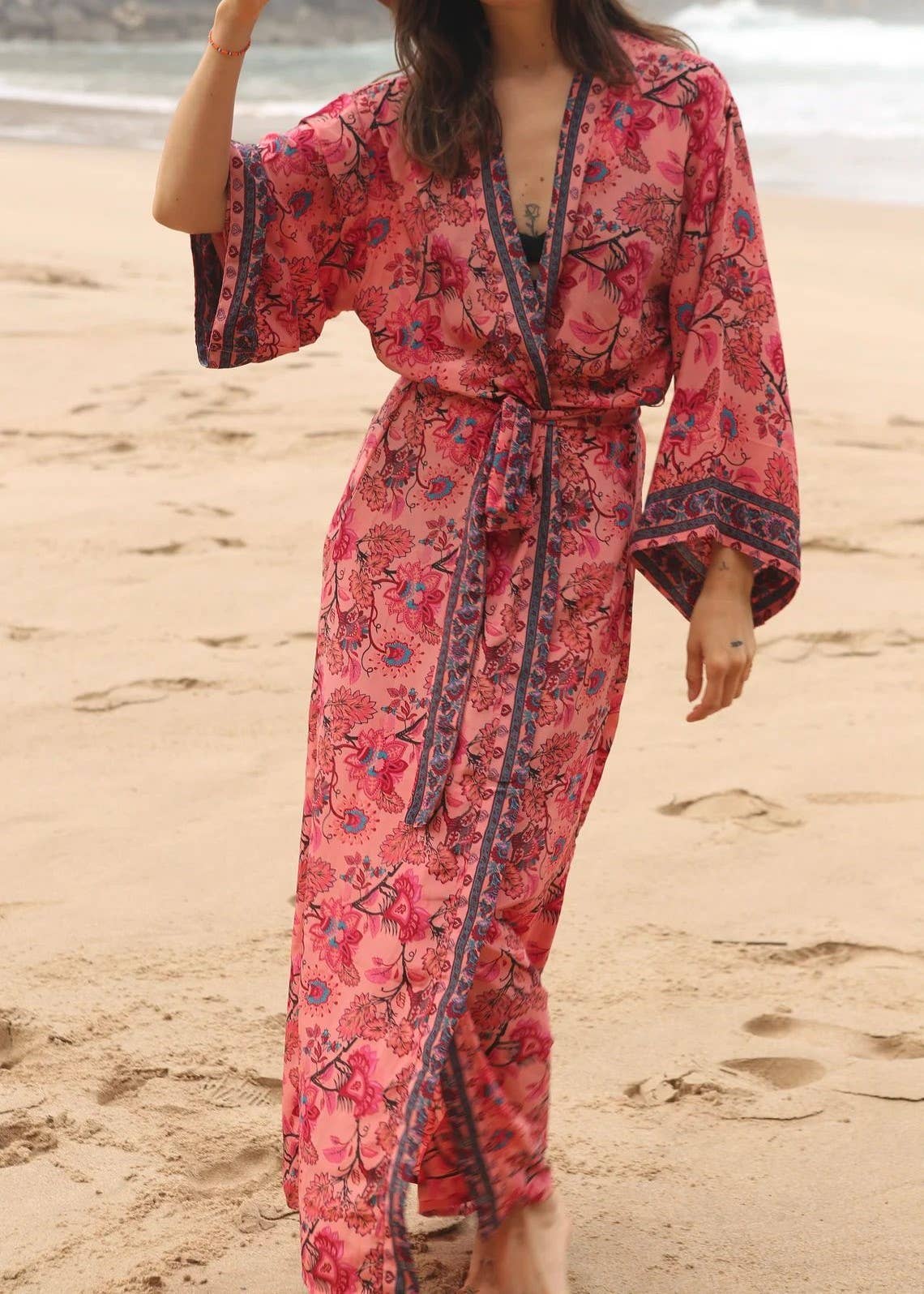 Vintage Bohemian Printed Kimono