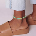Layered Bead Chain Anklet