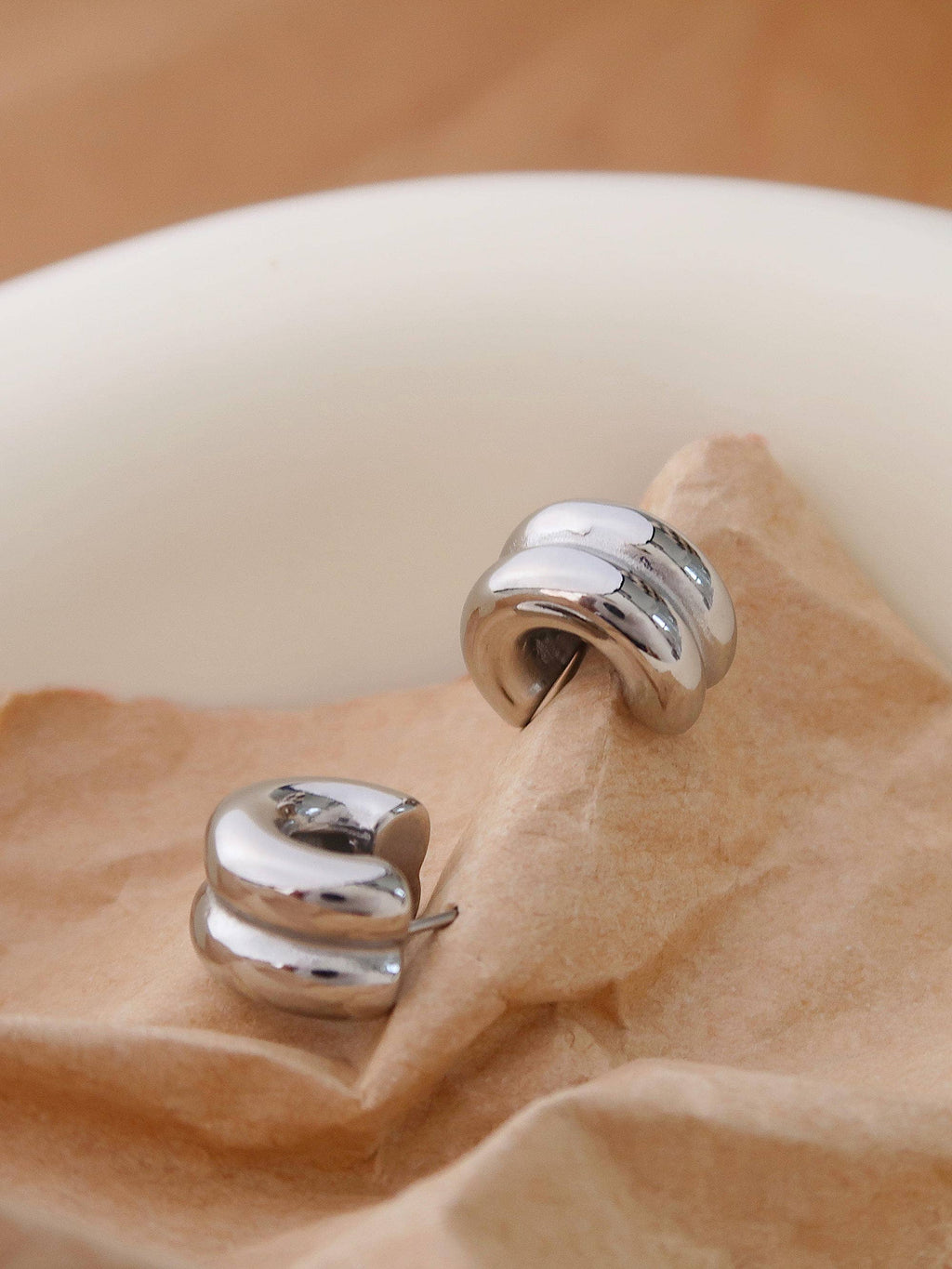 Double C-Hoop Earring