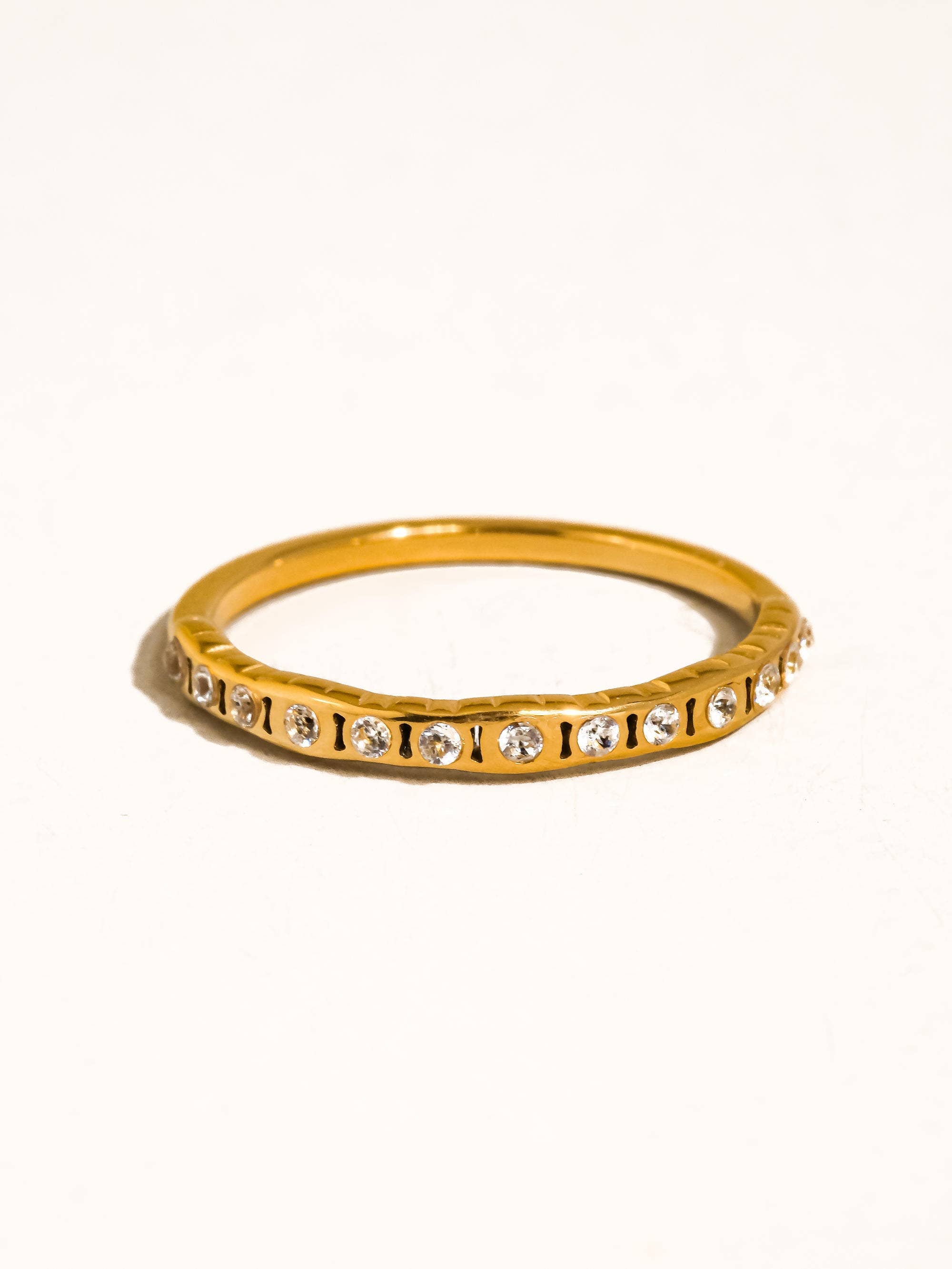 Flair Thin CZ Band