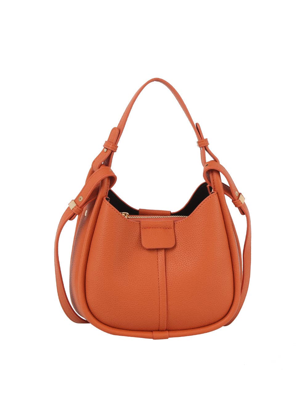 Soft leather classic design bucket bag