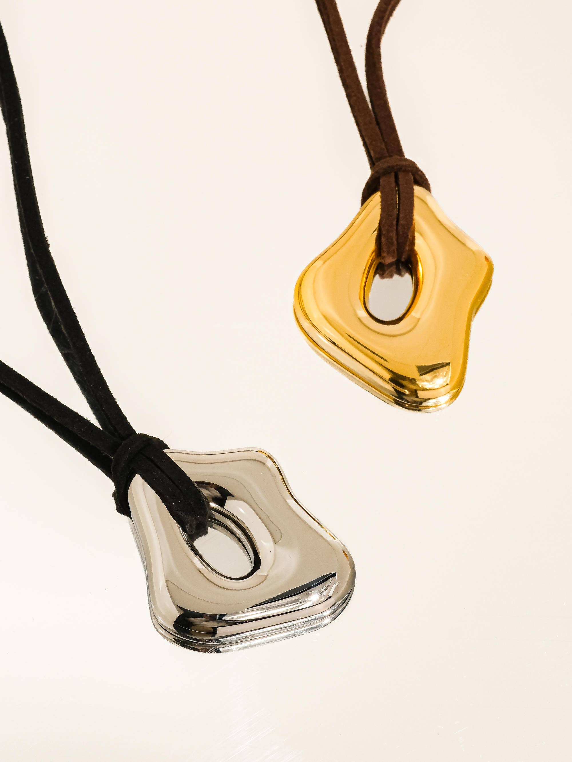 Leather Cord Pendant Necklace