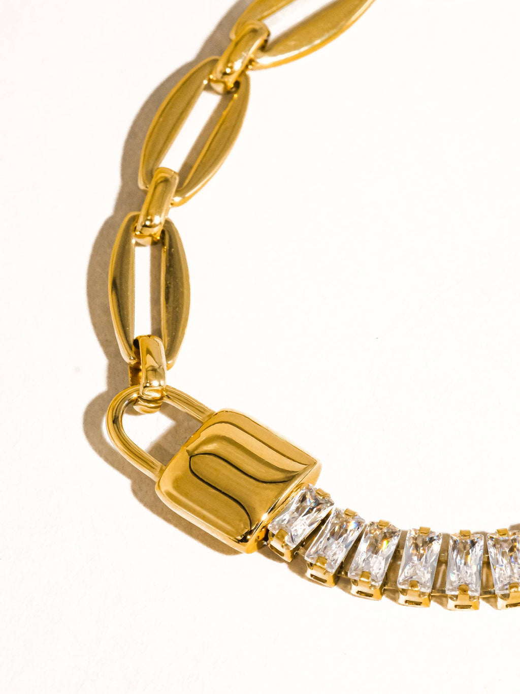 Rhinestone Chain Bracelet