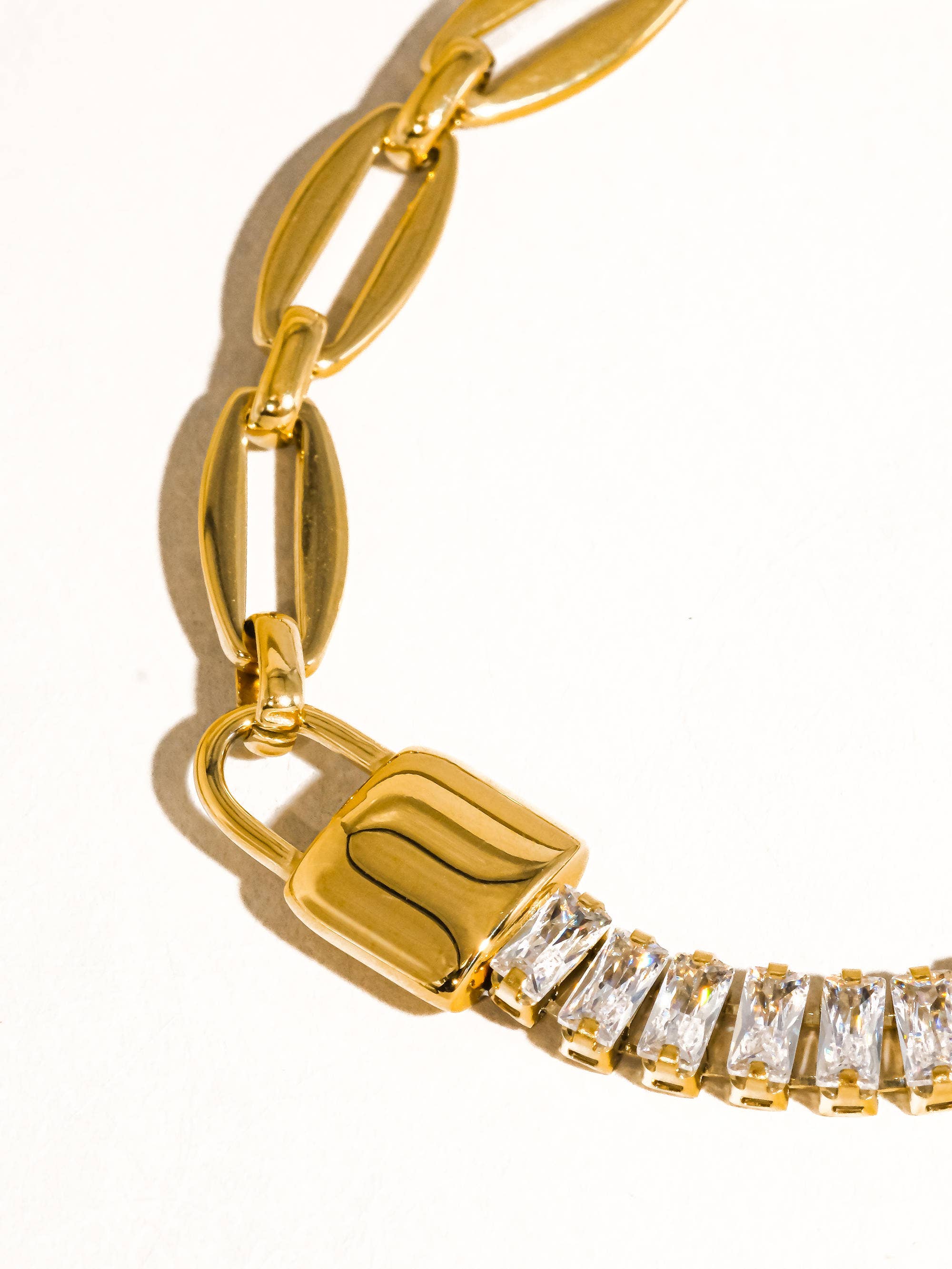 Rhinestone Chain Bracelet