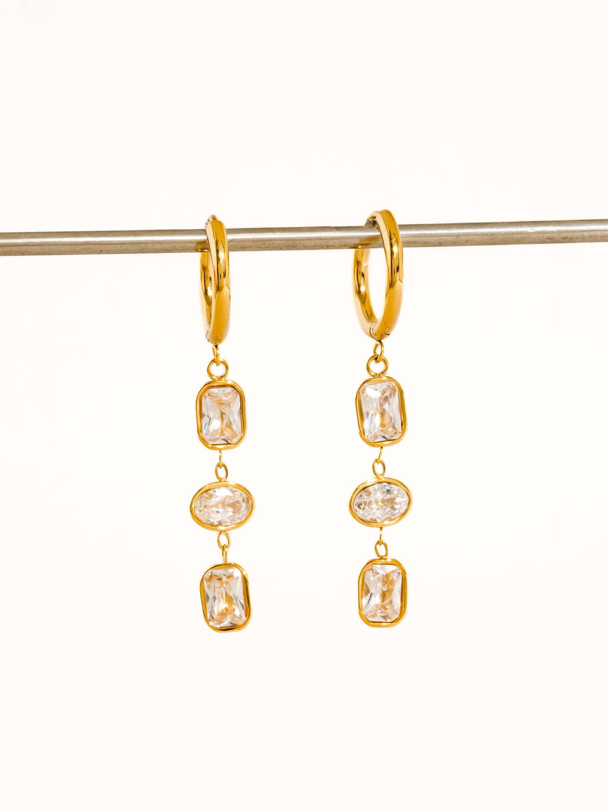 Triple Drop Earrings