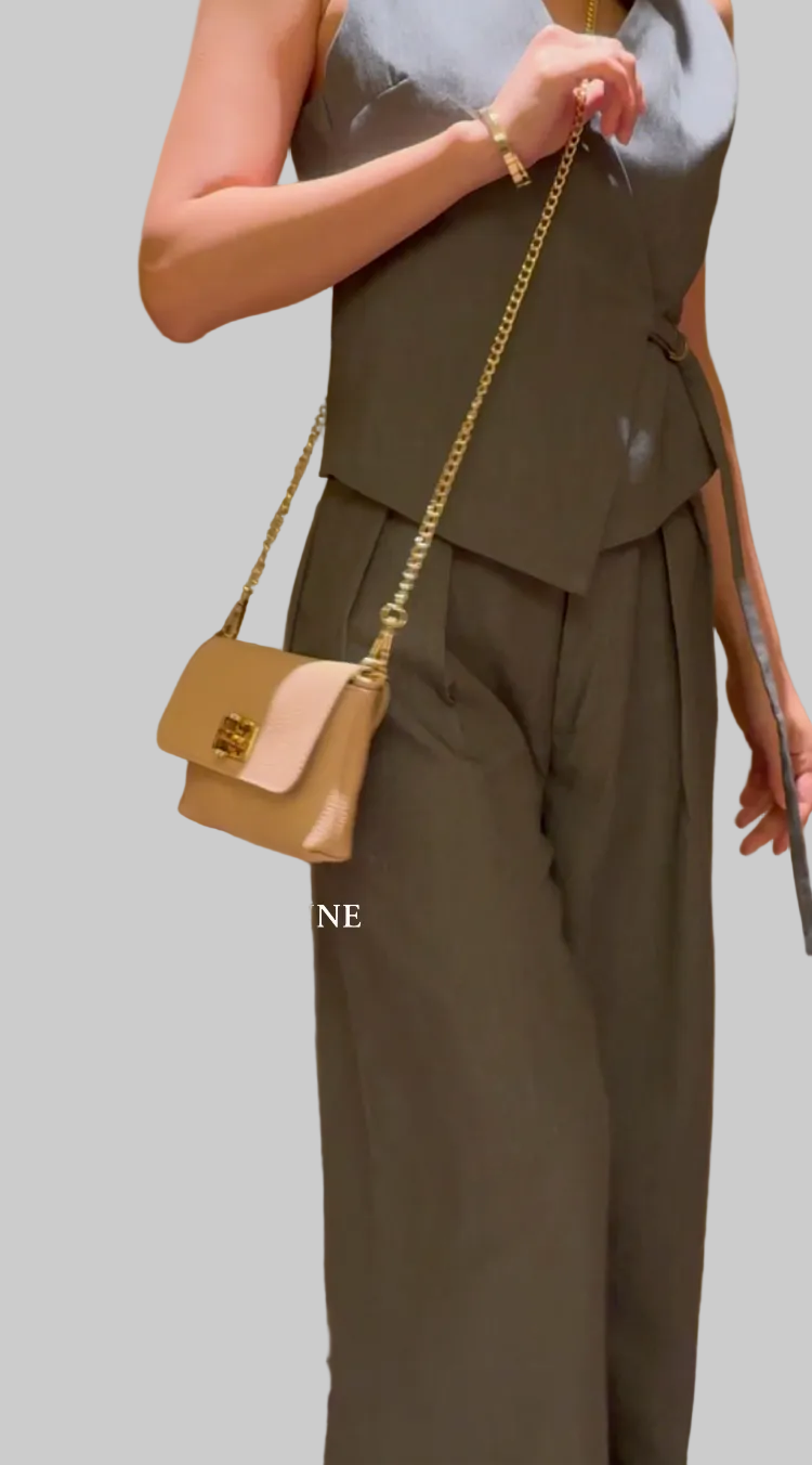 Italian Genuine Leather Shoulder + Crossbody Bag