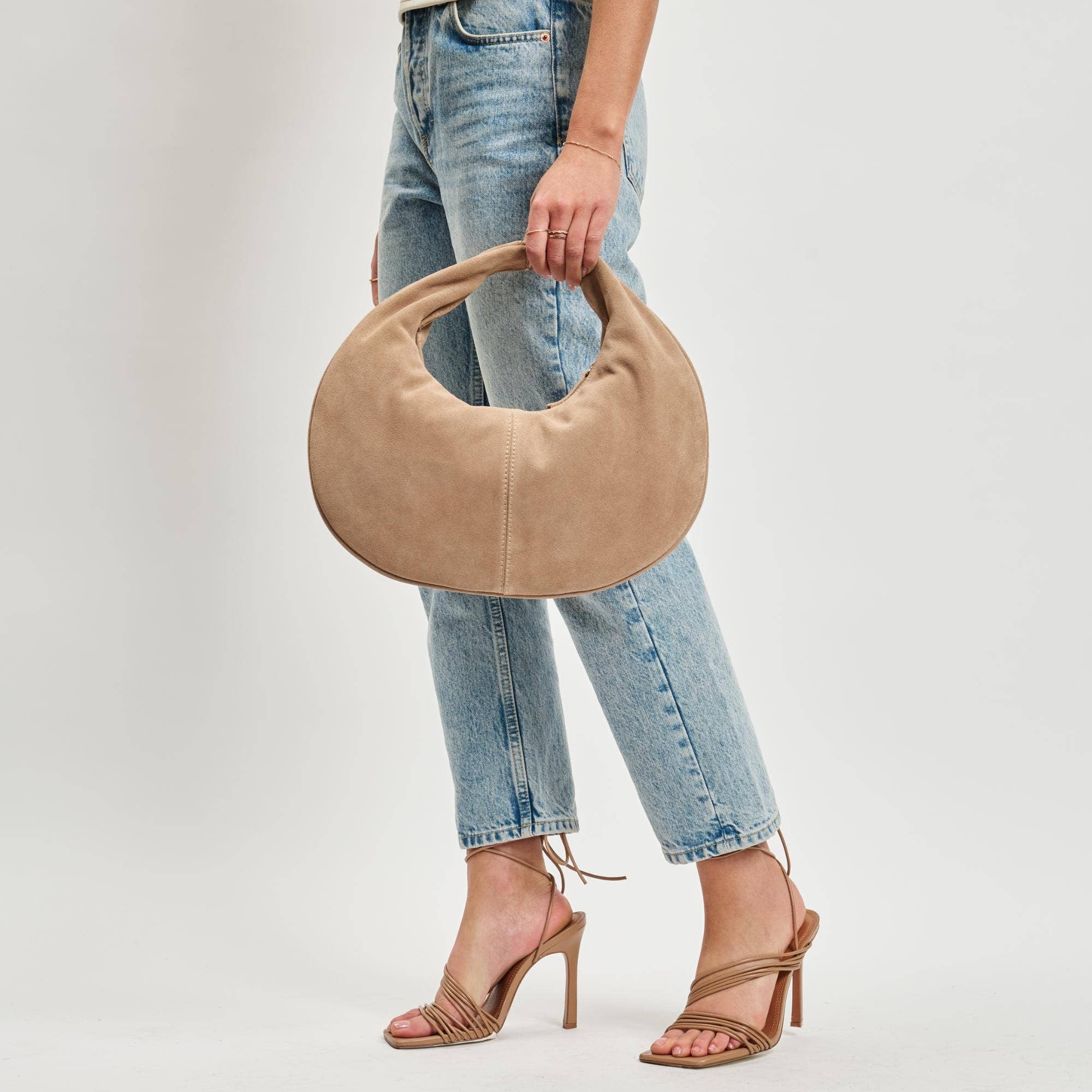 Genuine Suede Hobo