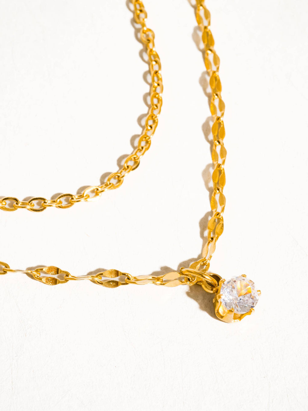 Stone Stacked Necklace