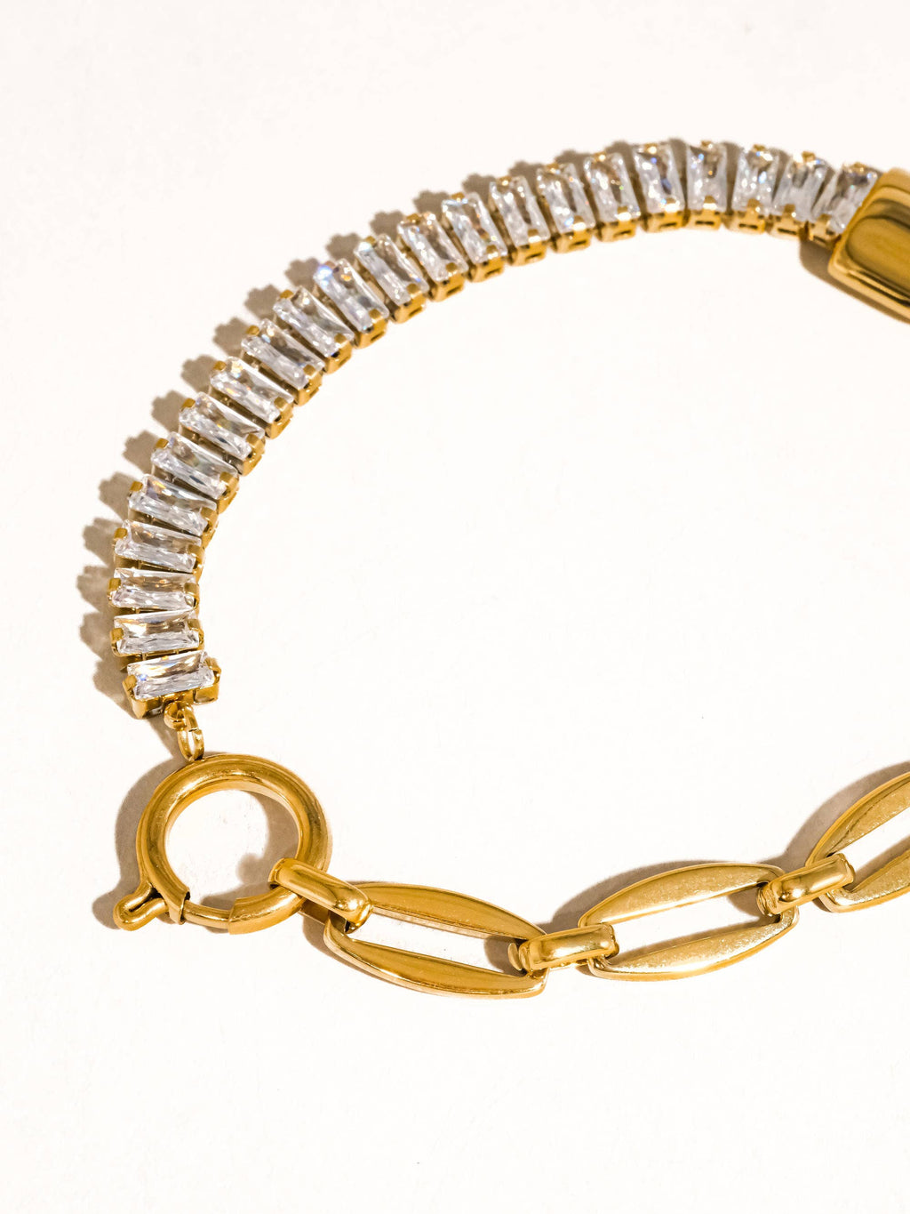 Rhinestone Chain Bracelet