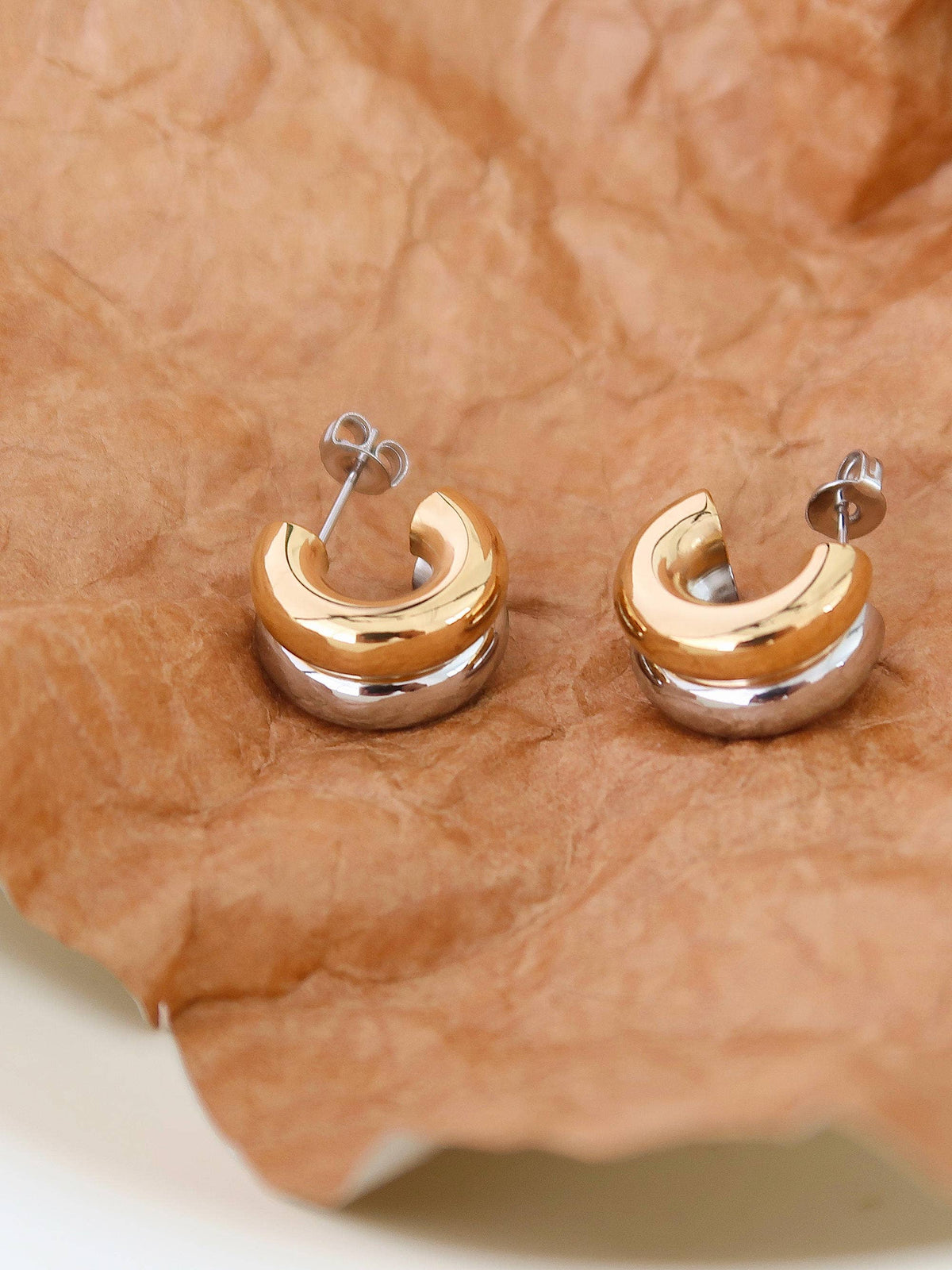 Double C-Hoop Earring