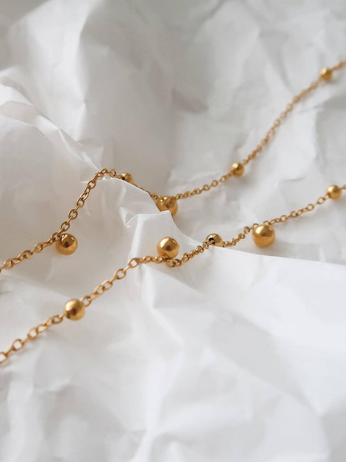 Beaded Y Necklace