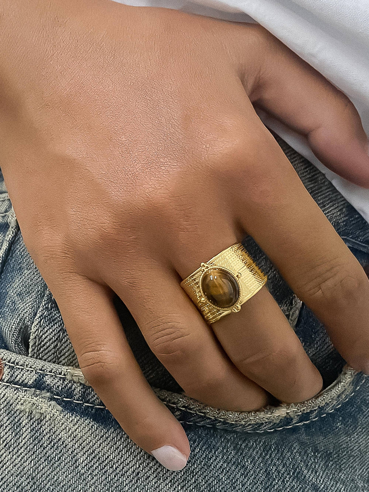 Oasis Stone Ring