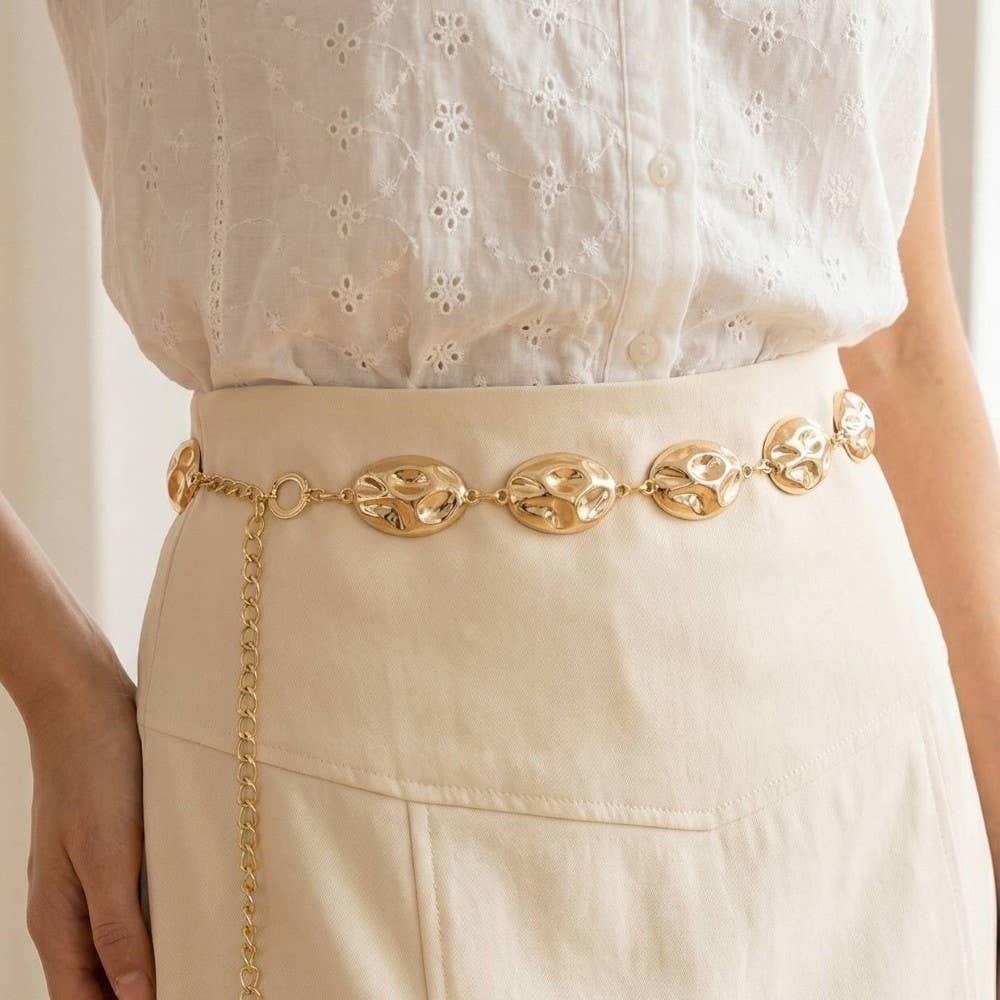 Oval Disc Chain Belt