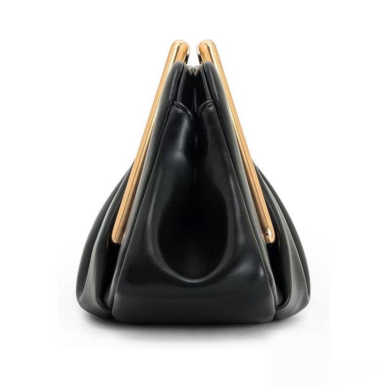 Minimalist Cloud Ruched Evening Handbag