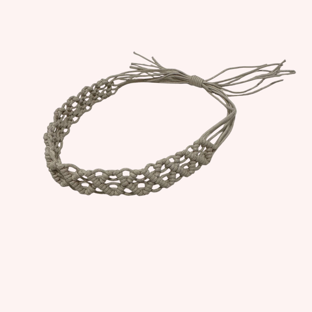 Handwoven Macram Hat Band
