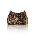 Italian Genuine Leather Leopard Print Crossbody Bag