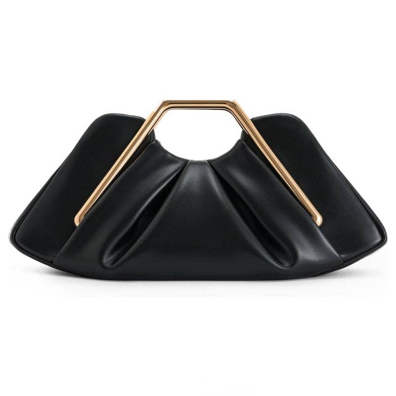 Minimalist Cloud Ruched Evening Handbag