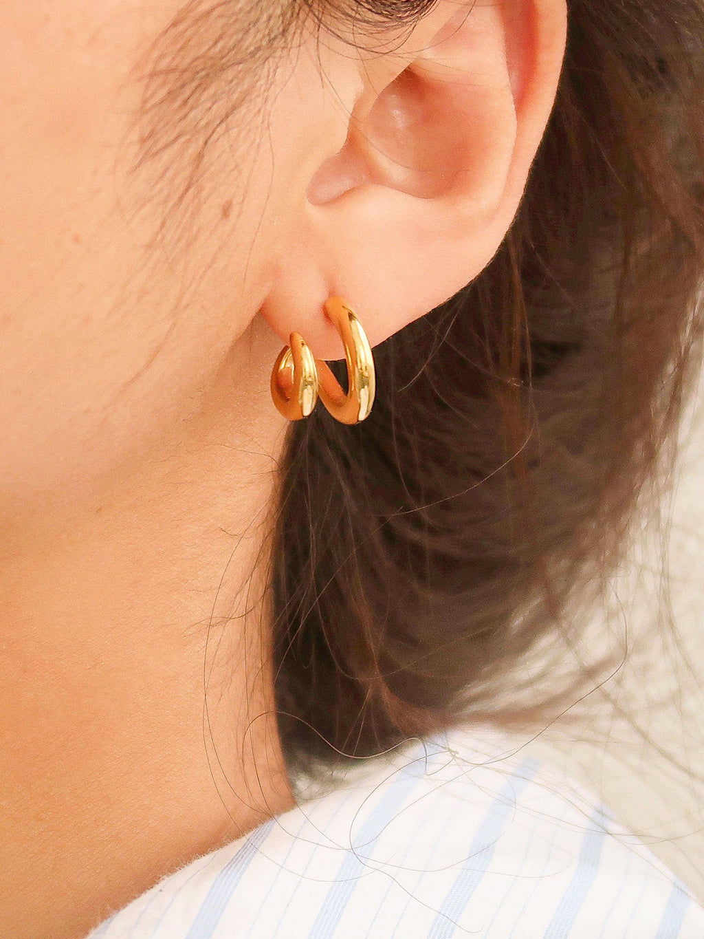 Double Hoop Earring