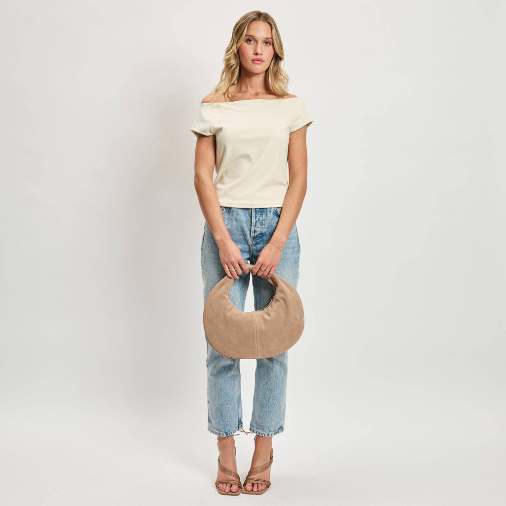 Genuine Suede Hobo