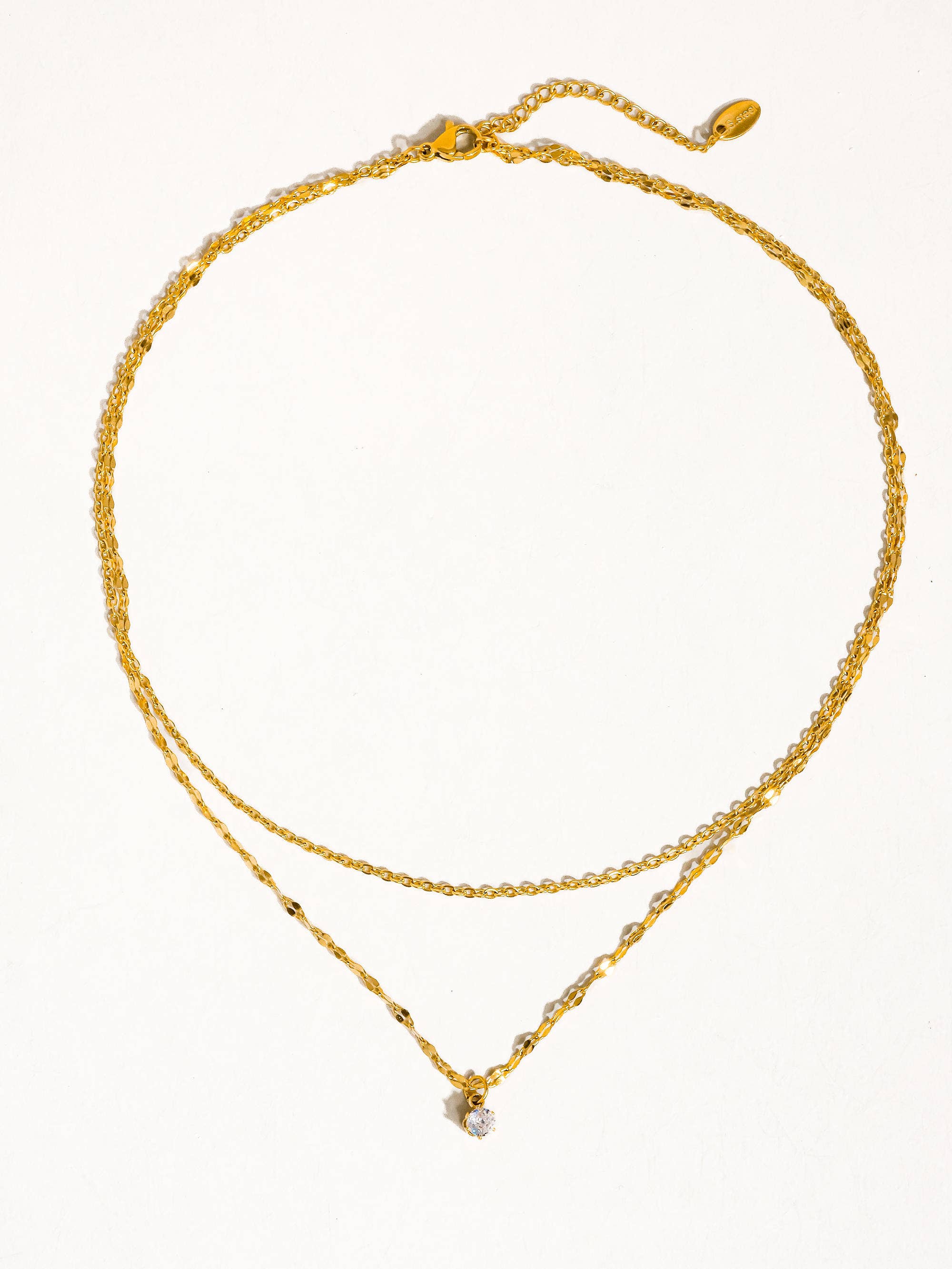 Stone Stacked Necklace