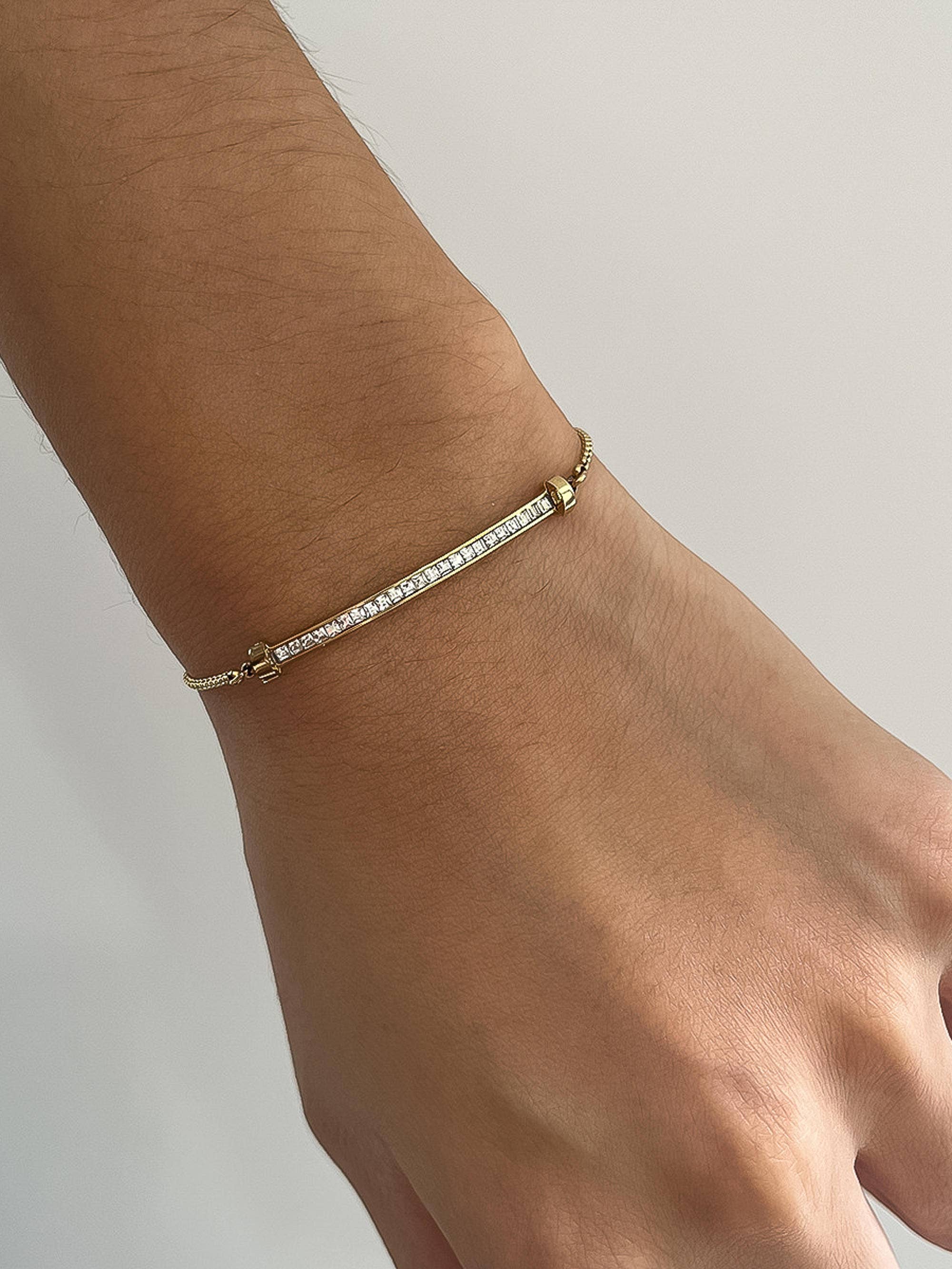 Adjustable Bar Bracelet