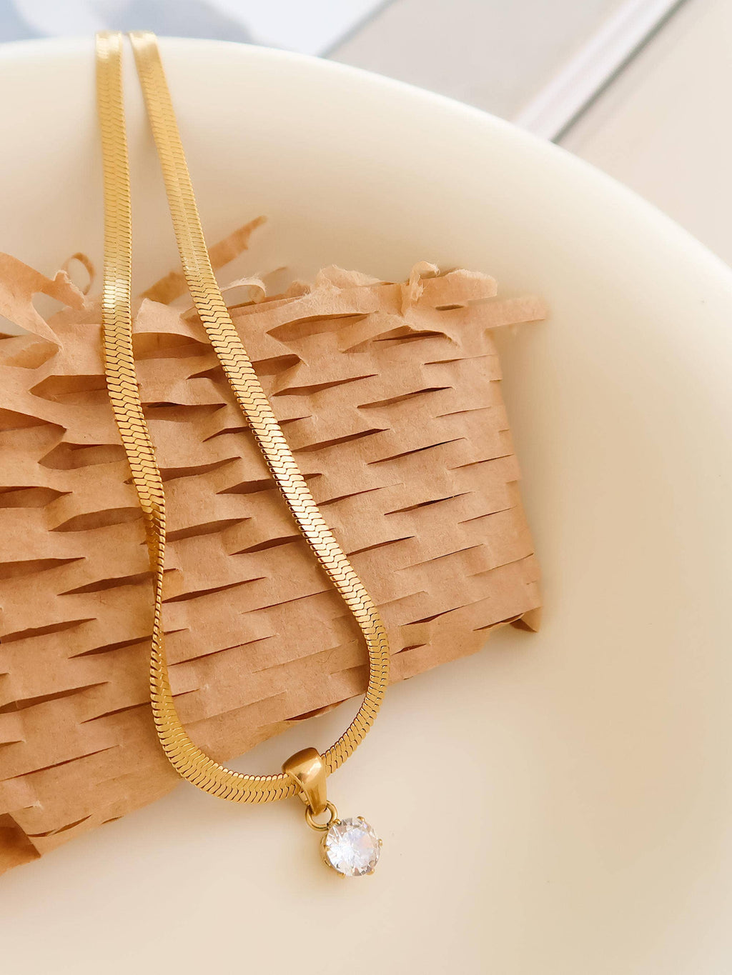 Square Pendant Necklace