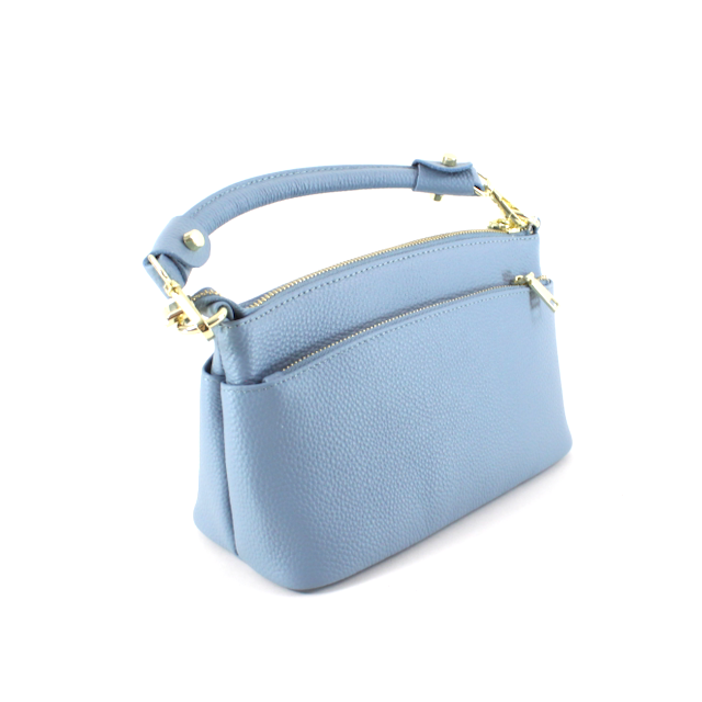 Dual-Carry Leather Crossbody Bag