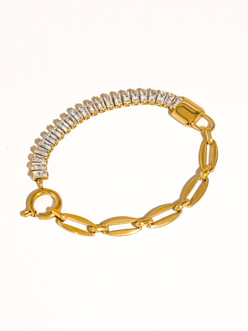 Rhinestone Chain Bracelet