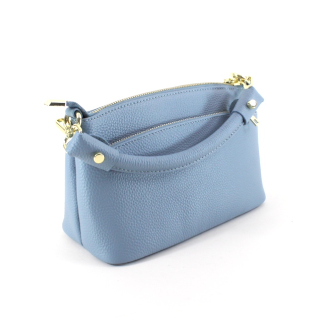Dual-Carry Leather Crossbody Bag