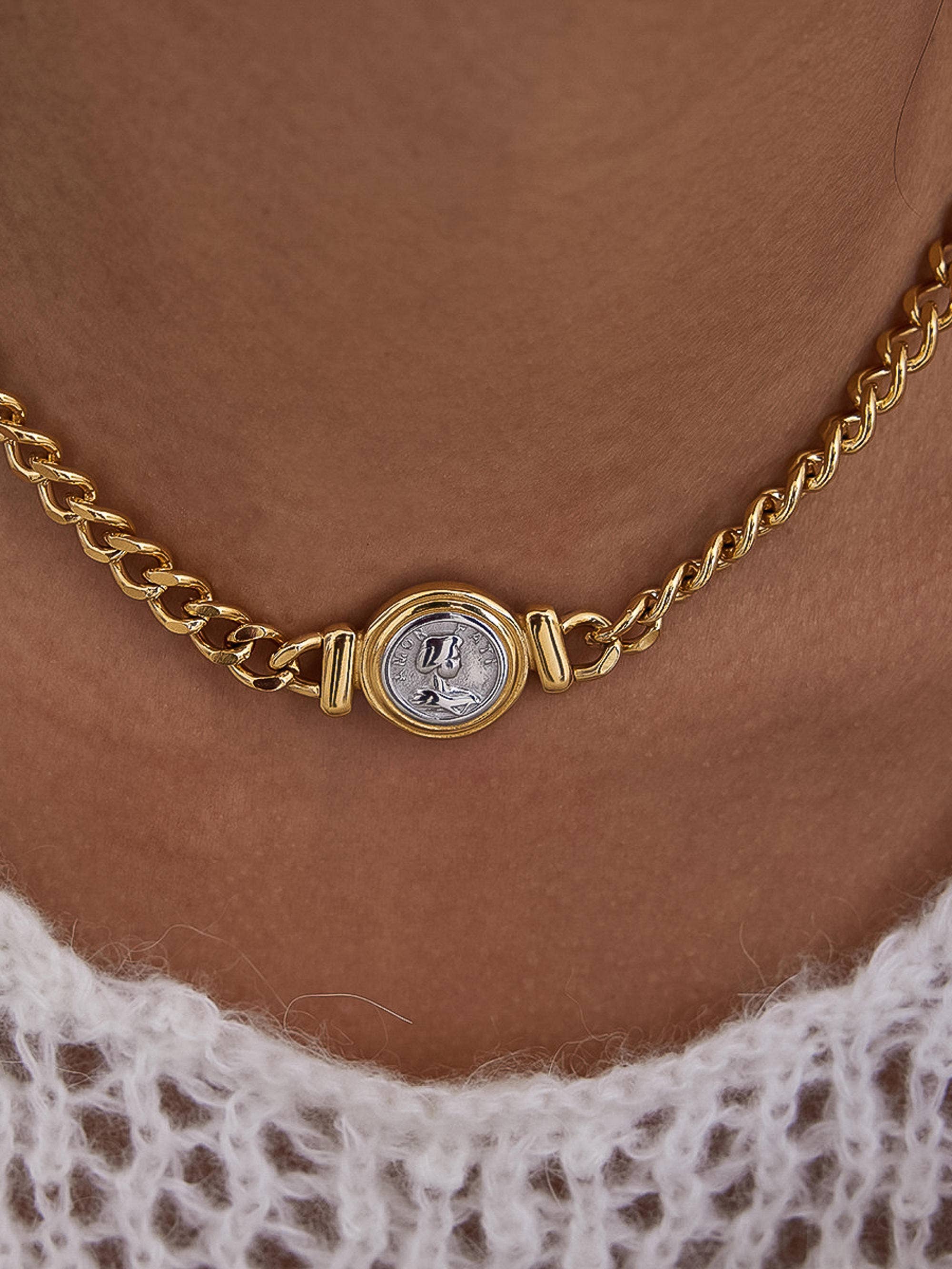 Coin Pendant Necklace