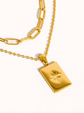 Layered Astro Chain Necklace