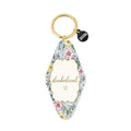 Printed Keychain Diabolical Floral
